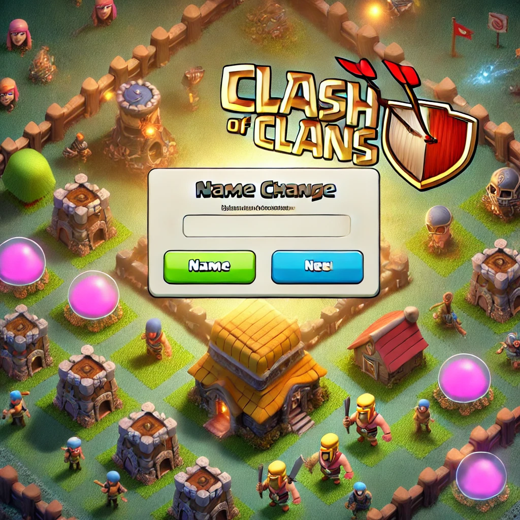 HOW TO CHANGE PLAYER NAME IN CLASH OF CLANS? 1 change name in clash of clans